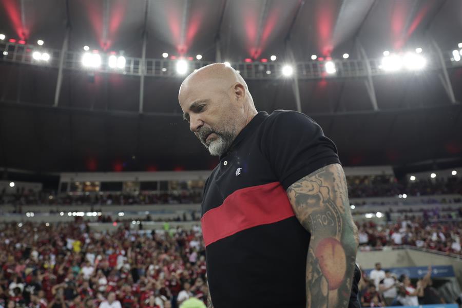 Jorge Sampaoli debuta al mando de Flamengo / EFE