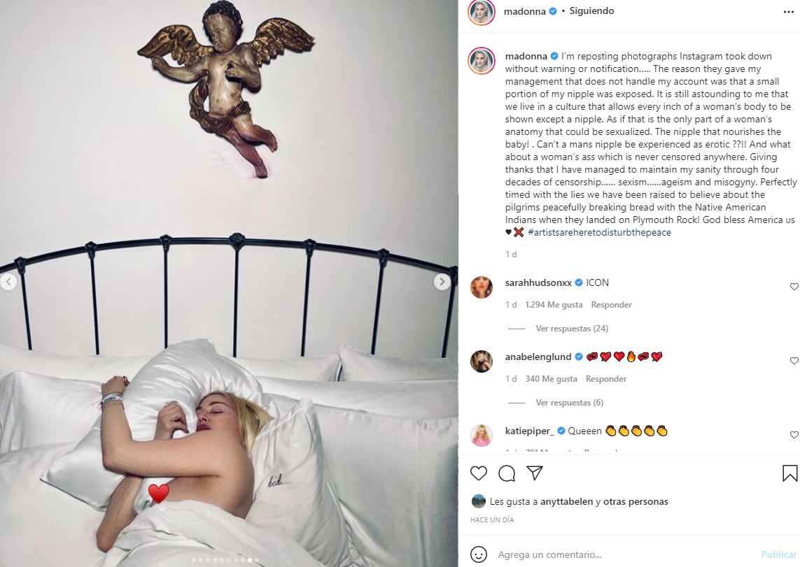 Captura Instagram | Madonna
